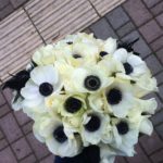 nifiki anthodesmi, νυφική ανθοδέσμη, γάμος, τριαντάφυλλα, λευκό, κατερίνη γάμος, katerini pieria